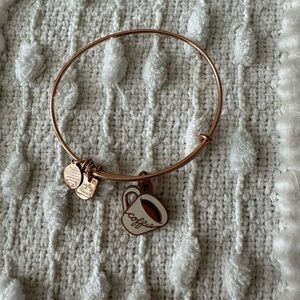 Rose Gold Alex and Ani Charm Bracelet